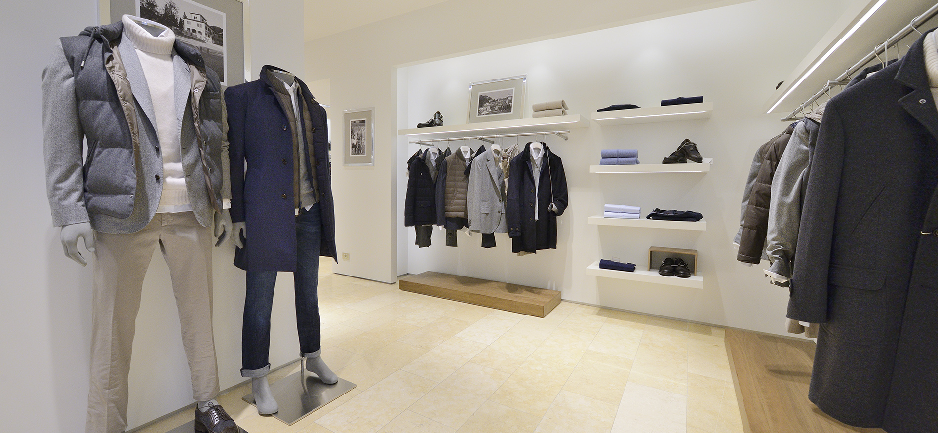 New Brandstore Brunello Cucinelli By Cleo In Antwerp Shopfitting By Wsb
